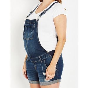 Maternity overalls.